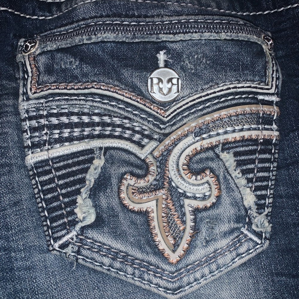🚫SOLD🚫 New Women’s Rock Revival Sosie Mid-Rise Straight Jeans - Picture 11 of 15